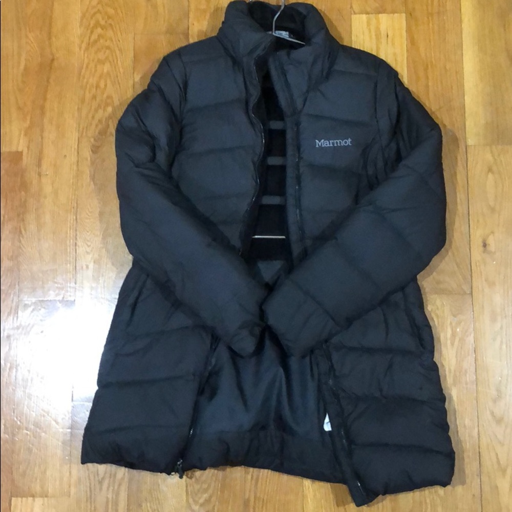 Black Marmot coat size Small